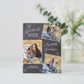 三カジュアル写真版ドードル卒業 案内ポストカード (スタンド正面)