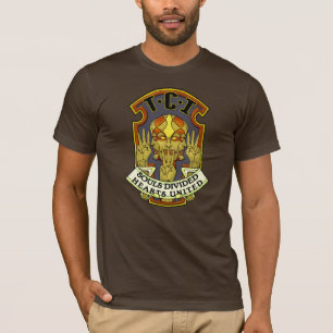 三クローンの侵入のバッジのTシャツ Tシャツ