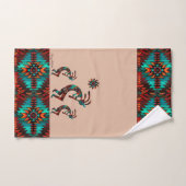 三ココペリ遊の笛 バスタオルセット (ハンドタオル)