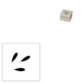 三デイジー花花びら | Motif ラバースタンプ (押印)