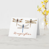 三トンボ カード (黄色い花)