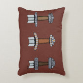 三バイキング剣の柄 アクセントクッション (正面(垂直))