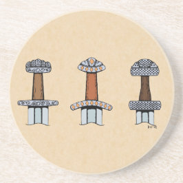 三バイキング剣の柄 コースター