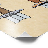 三バイキング剣の柄 フォトプリント            (角)