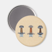 三バイキング剣の柄 マグネット (正面/裏面)