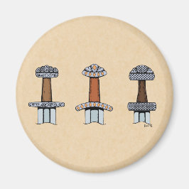 三バイキング剣の柄 マグネット