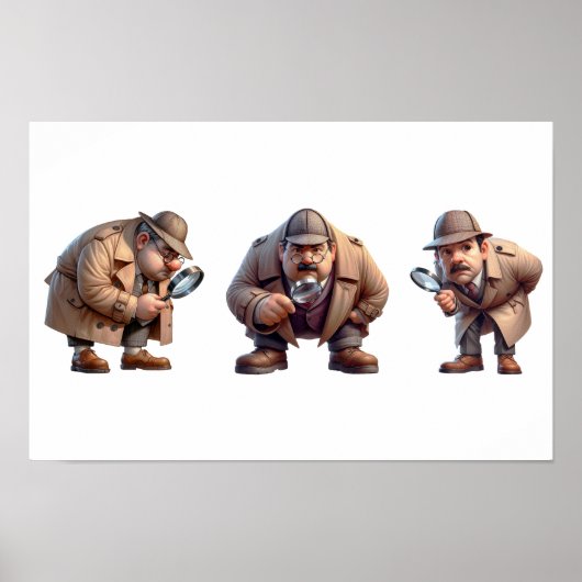 三ヒントを探している私立探偵 ポスター (正面)