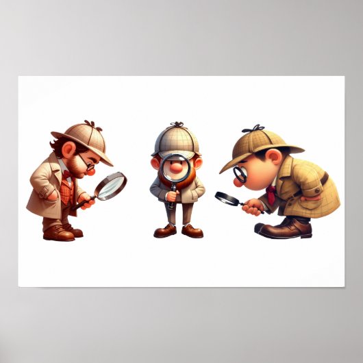 三ヒントを探している私立探偵 ポスター (正面)