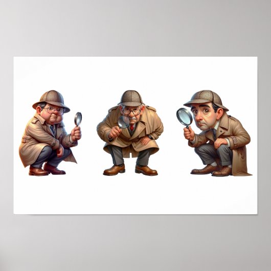 三ヒントを探している私立探偵 ポスター (正面)