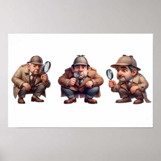 三ヒントを探している私立探偵 ポスター (正面)