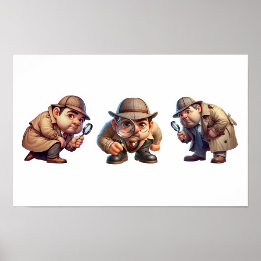 三ヒントを探している私立探偵 ポスター (正面)