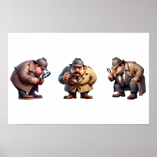 三ヒントを探している私立探偵 ポスター (正面)