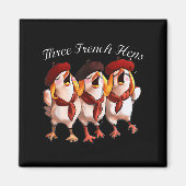 三フランスの人の鶏が12の日の歌を歌う、キリスト マグネット (正面)