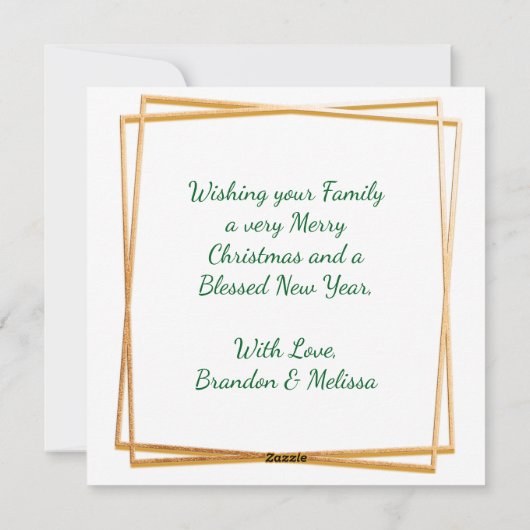 三フランスの人 | クリスマスの12日 シーズンカード (裏面)