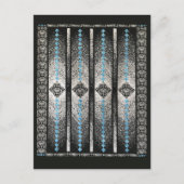 三フランスの編キルトハガキ ポストカード (正面)