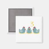 三フランスの羽 マグネット (正面/裏面)