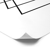 三ミニマル三角形 ポスター (角)