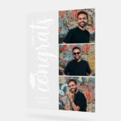 三モダン写真卒業会 アクリルサイン (傾斜)