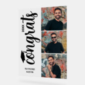 三モダン写真卒業会 アクリルサイン (傾斜)