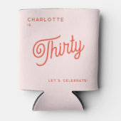 三モダン〇三十誕生日 缶クーラー (正面)