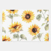 三ユニークデザインのひまパターン（の模様が）あるり ラッピングペーパーシート (正面3)