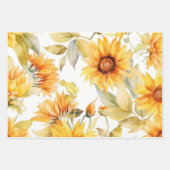 三ユニークデザインのひまパターン（の模様が）あるり ラッピングペーパーシート (正面2)