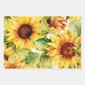 三ユニークデザインのひまパターン（の模様が）あるり ラッピングペーパーシート (正面)