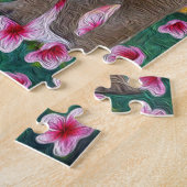 三ラブラドール子犬絵を描油、 ジグソーパズル (側面)