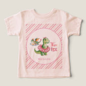 三レックス恐竜ガールバースデーパーティー (デザイン正面)