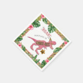 三レックス恐竜3歳 スタンダードカクテルナプキン (角)