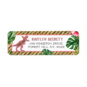 三レックス恐竜3歳 ラベル (正面)