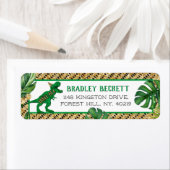 三レックス恐竜3歳 ラベル (インサイチュ)