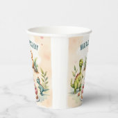 三レックス恐竜3歳 紙コップ (右)