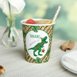 三レックス恐竜3歳 紙コップ