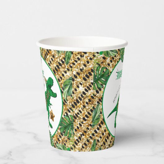 三レックス恐竜3歳 紙コップ (右)