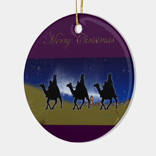 三ワイズメンズベツレヘムのクリスマスオーナメント セラミックオーナメント (左)