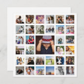 三三写真テンプレート パーソナライズされた (正面/裏面)