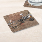 三世代の火星が揺れる。 スクエアペーパーコースター (アングル)