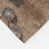 三世代の火星が揺れる。 フリースブランケット (角)