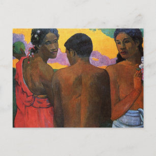 「三人のタイ人」 - Paul Gauguin ポストカード