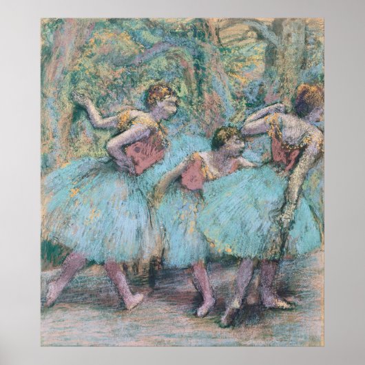三人のダンサーEdgar Degas ポスター (正面)