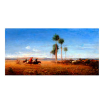 三人のライダーが平原を疾走