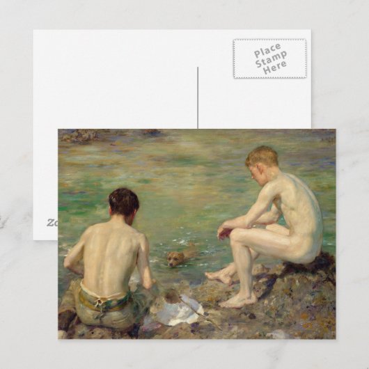 三人の仲間 ポストカード (正面/裏面)