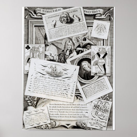 三人の偽りの兄弟 ポスター (正面)