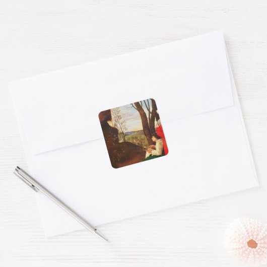 三人の哲学者 スクエアシール (封筒)