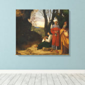 三人の哲学者（賢人）（ジョルギオーネ著） キャンバスプリント (インサイチュ (ウッドフロア))