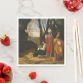 三人の哲学者（賢人）（ジョルギオーネ著） スタンダードランチョンナプキン (インサイチュ)