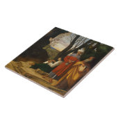 三人の哲学者（賢人）（ジョルギオーネ著） タイル (側面)