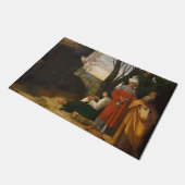 三人の哲学者（賢人）（ジョルギオーネ著） ドアマット (アングル)