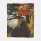 三人の哲学者（賢人）（ジョルギオーネ著） フリースブランケット (正面)